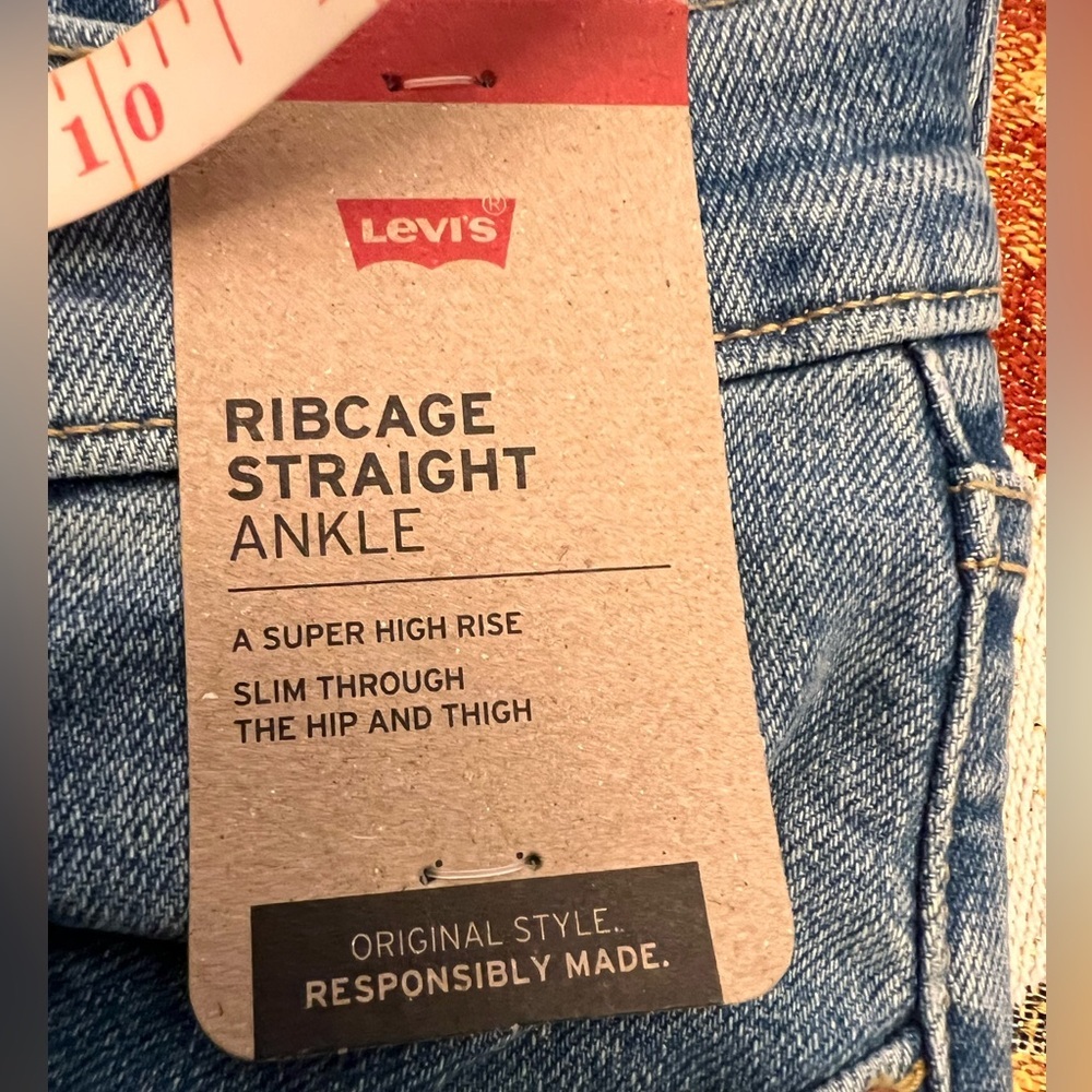 Levi’s Ribcage jean 26 x 27 ❤️ New - Picture 12 of 16